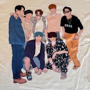 BTS Colorful Graphic T-Shirt | New